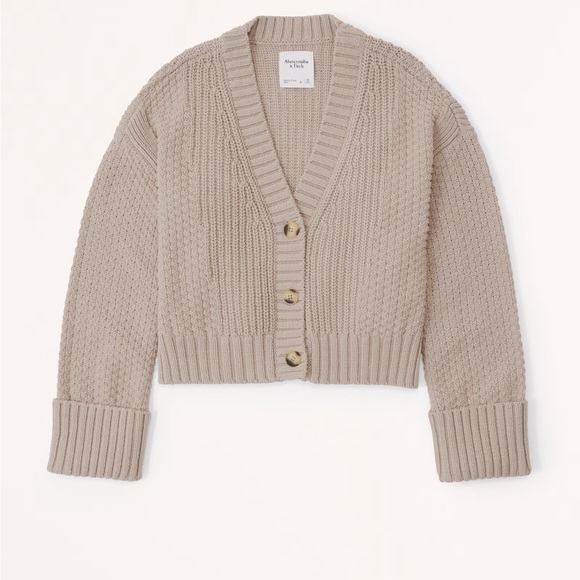 Abercrombie & Fitch Brown Cardigan Sweater - Picture 5 of 10